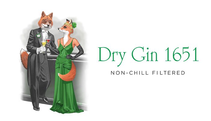 Tod and Vixens Dry Gin 1651